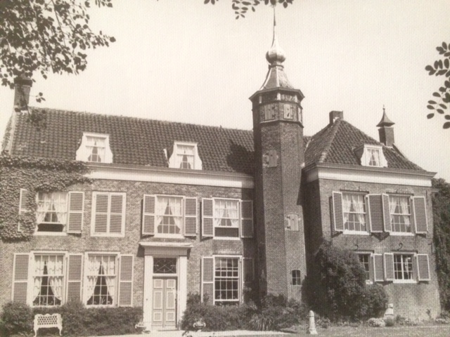 Oude foto van Landhuis De Oliphant in Rotterdam.